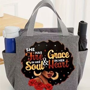 ❤️❤️❤️Gray insulated lunch Bag